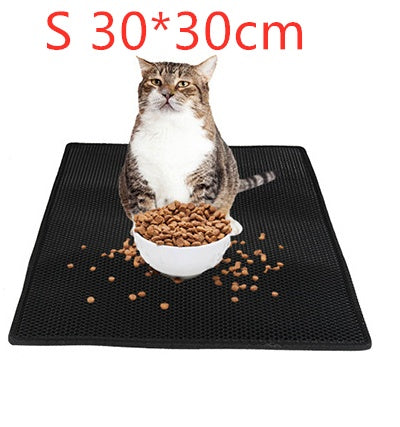 Waterproof Honeycomb Cat Litter Mat | Easy Clean