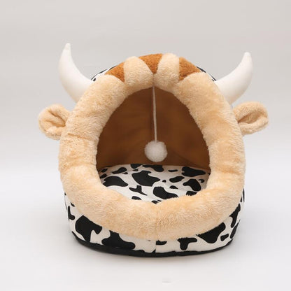 Cozy Cat Tent Bed | Soft Indoor Pet House