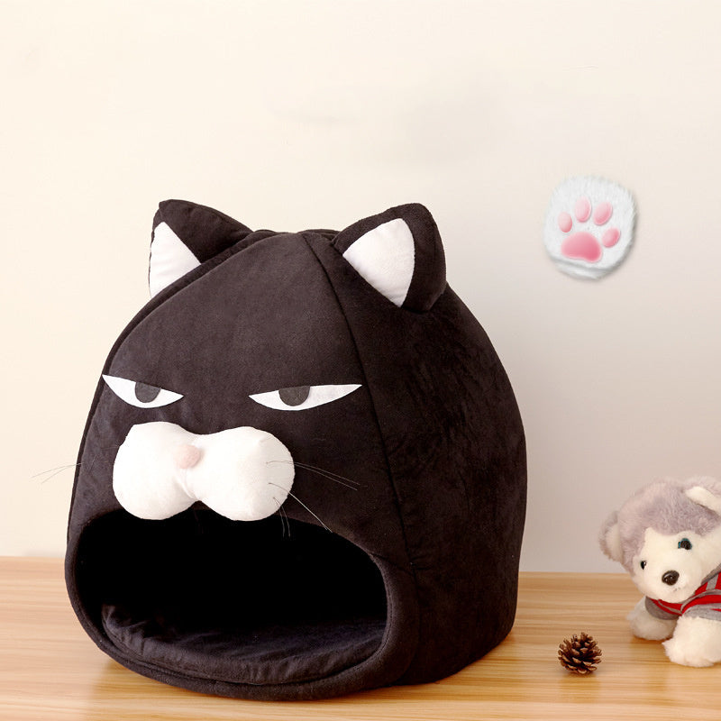Soft Cat Bed House | Cozy Sleeping Nest