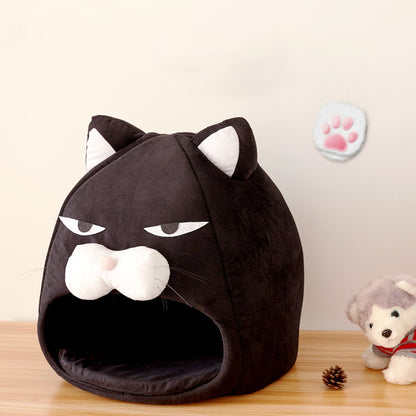 Soft Cat Bed House | Cozy Sleeping Nest