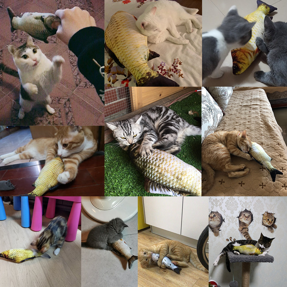 Flopping Fish Cat Toy | No Catnip Version