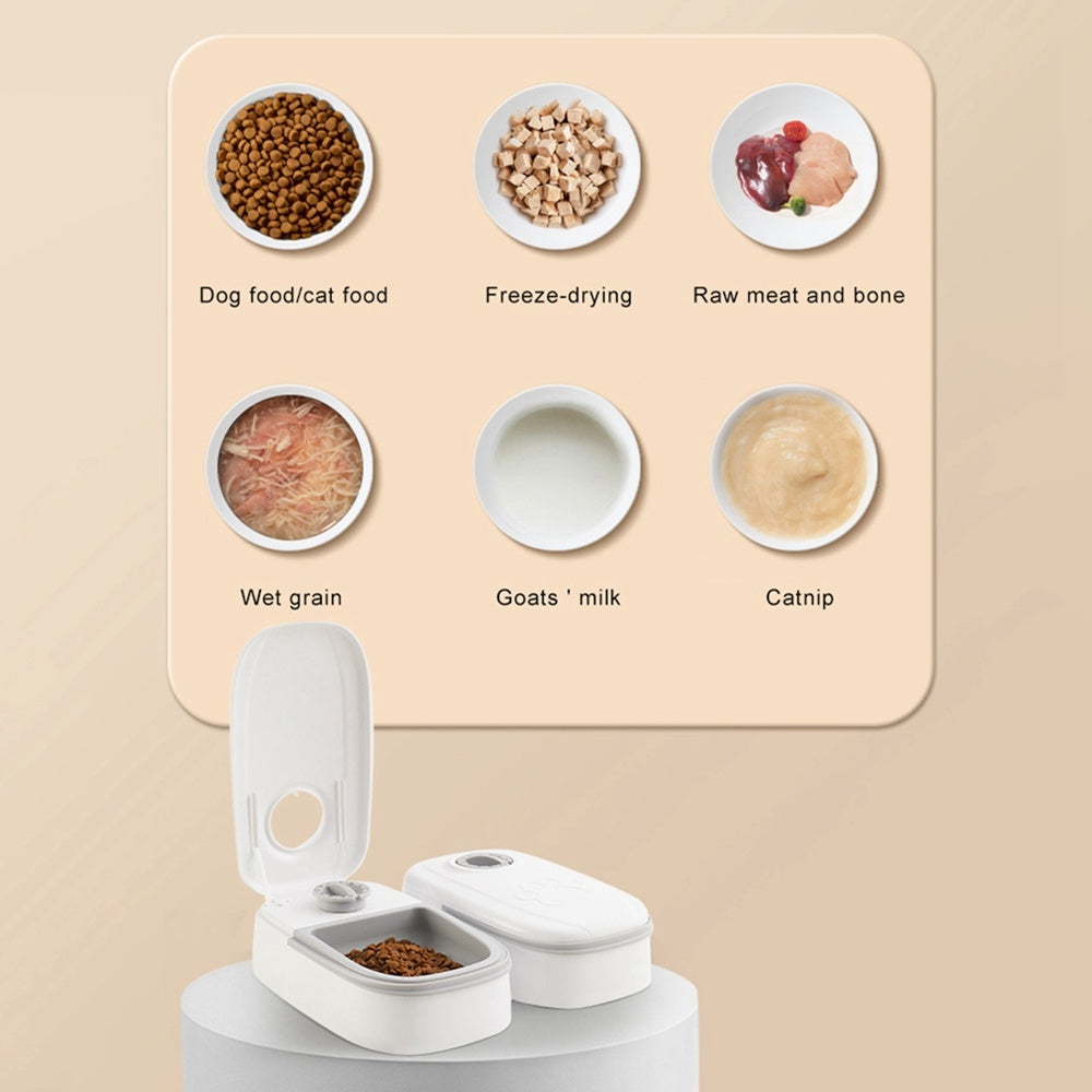 Smart Automatic Cat Feeder | Stainless Steel Bowl