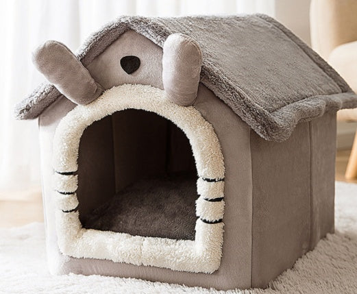 Warm Foldable Cat House | Cozy Bed for Cats