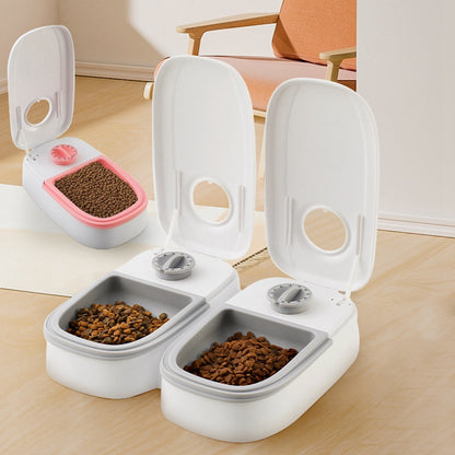 Smart Automatic Cat Feeder | Stainless Steel Bowl