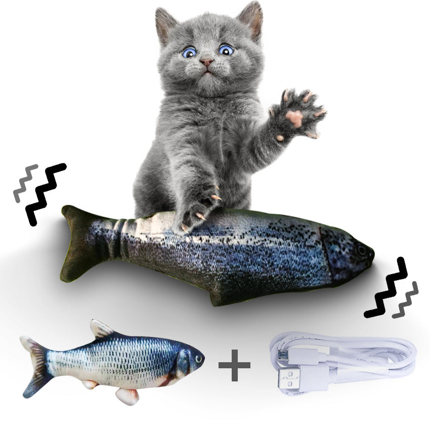 Flopping Fish Cat Toy | No Catnip Version