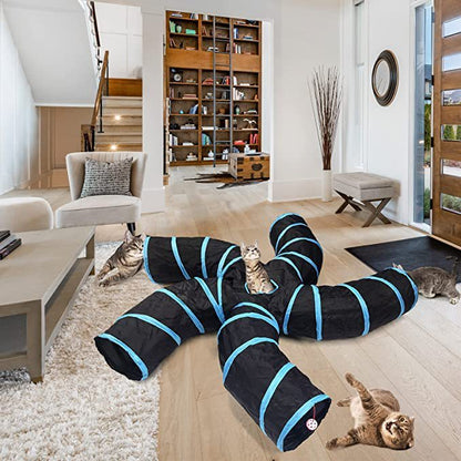 Tree Pattern Cat Tunnel | Foldable Pet Toy