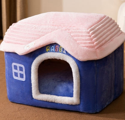 Warm Foldable Cat House | Cozy Bed for Cats