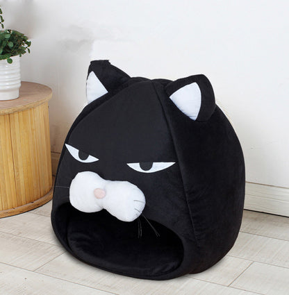 Soft Cat Bed House | Cozy Sleeping Nest