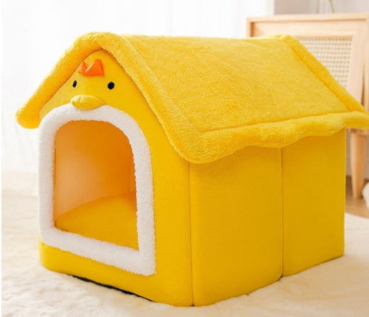 Warm Foldable Cat House | Cozy Bed for Cats
