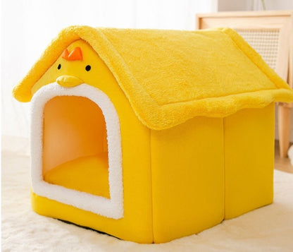 Warm Foldable Cat House | Cozy Bed for Cats
