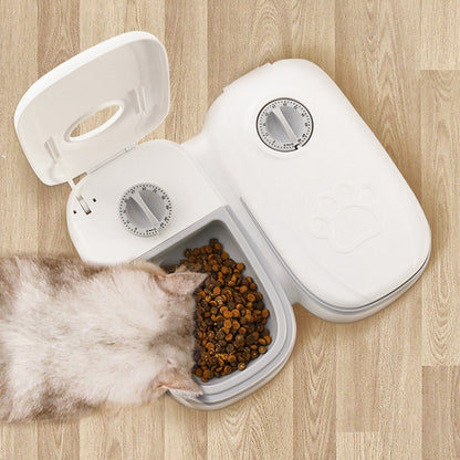 Smart Automatic Cat Feeder | Stainless Steel Bowl