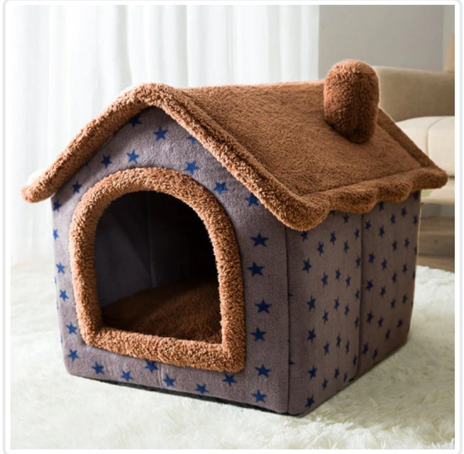 Warm Foldable Cat House | Cozy Bed for Cats