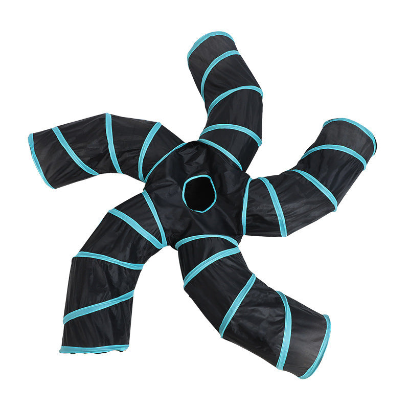 Tree Pattern Cat Tunnel | Foldable Pet Toy